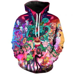 Council of Ricks | Rick and Morty 3D Printed Unisex Hoodies