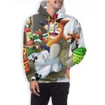 Crash Bandicoot Hoodies - 3D Print Pullover Sweatshirt
