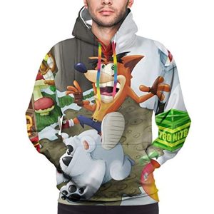 Crash Bandicoot Hoodies - 3D Print Pullover Sweatshirt