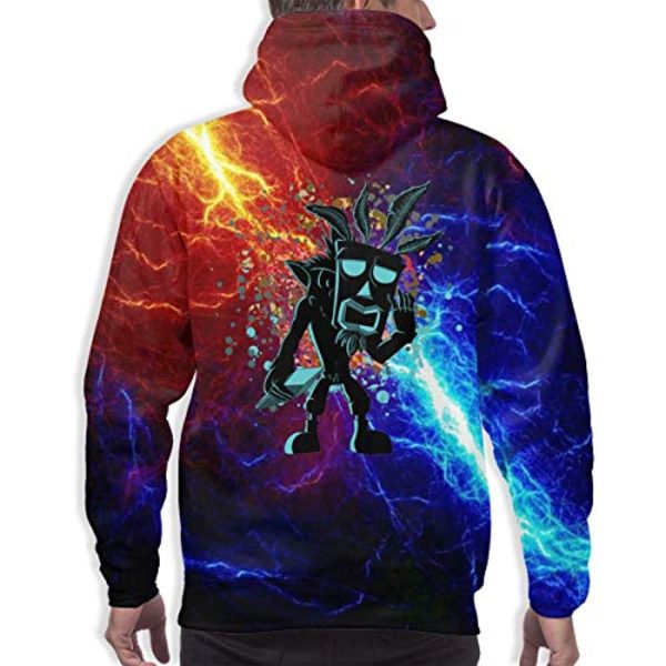 Crash Bandicoot Hoodies - Aku Aku 3D Print Pullover Sweatshirt