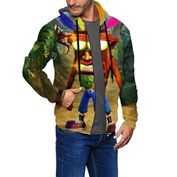 Crash Bandicoot Hoodies - Aku Aku 3D Print Pullover Sweatshirt