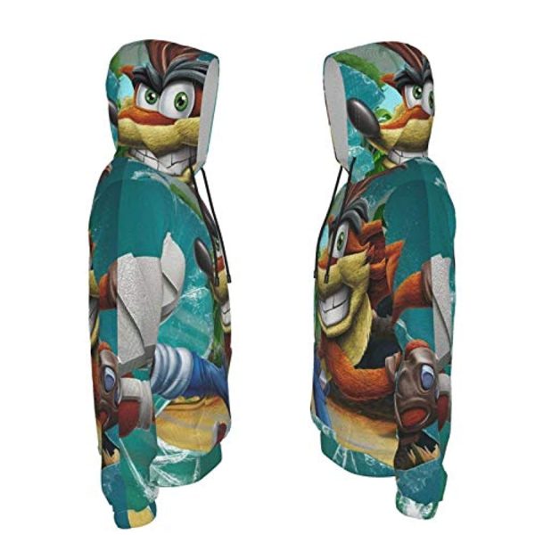 Crash Bandicoot Hoodies - Crash Bandicoot 3D Print Pullover Sweatshirt