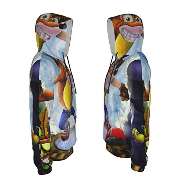 Crash Bandicoot Hoodies - Crash Bandicoot Teens 3D Print Hooded Pullover Sweatshirt