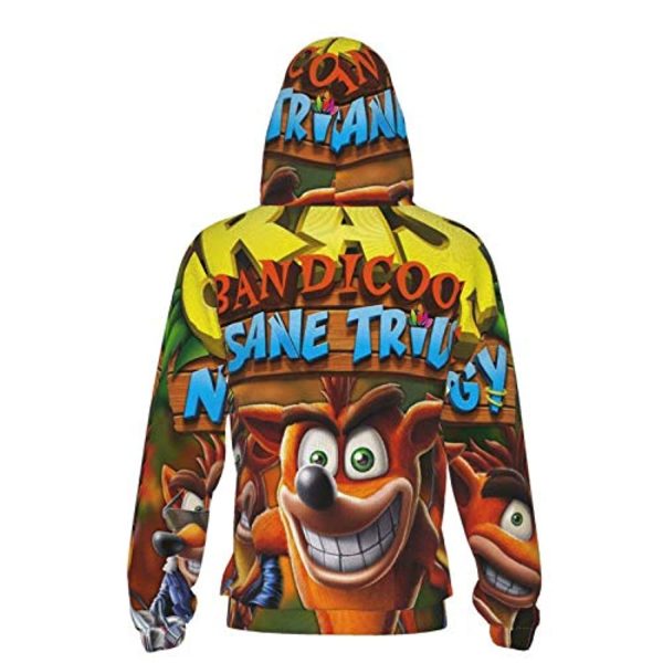 Crash Bandicoot Hoodies - N Sane Trilogy 3D Print Pullover Sweatshirt