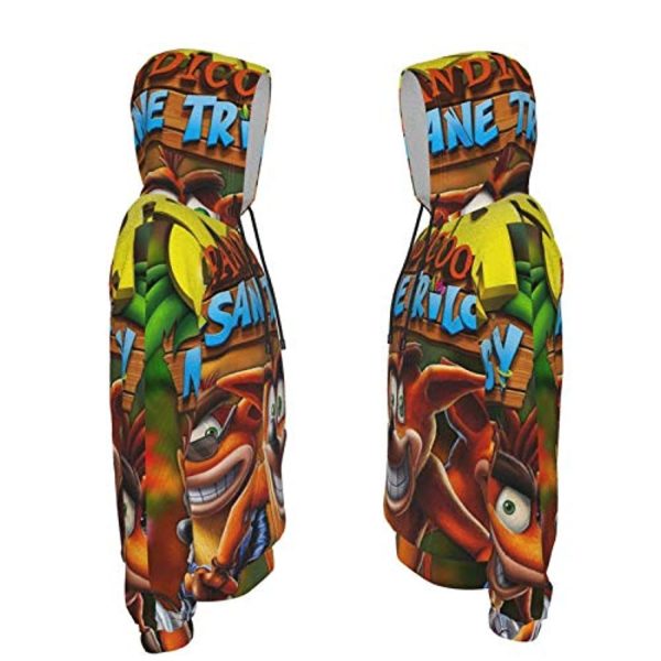 Crash Bandicoot Hoodies - N Sane Trilogy 3D Print Pullover Sweatshirt
