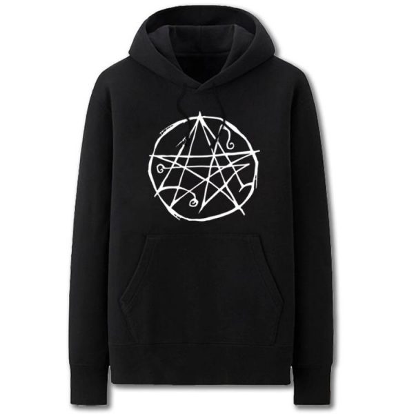 Cthulhu Mythos Hoodies - Solid Color Book of The Dead Seal Magic Fleece Hoodie