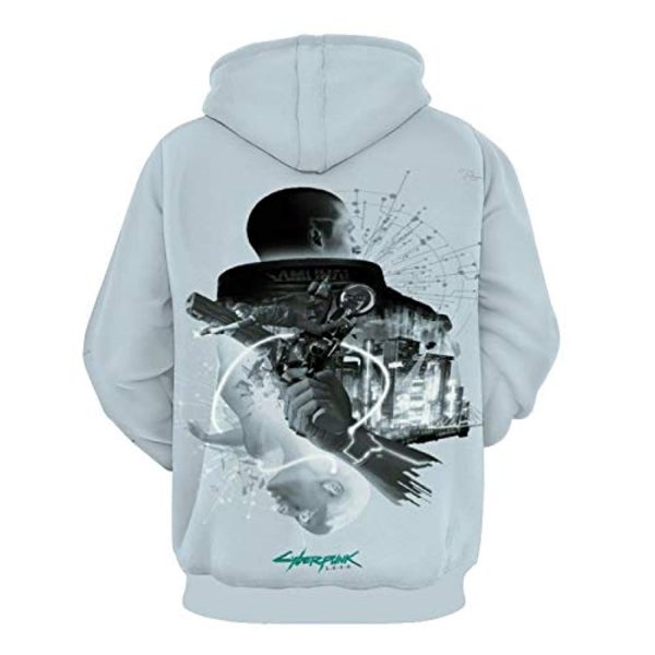 Cyberpunk 2077 Hoodie - 3D Print Hooded Pullover