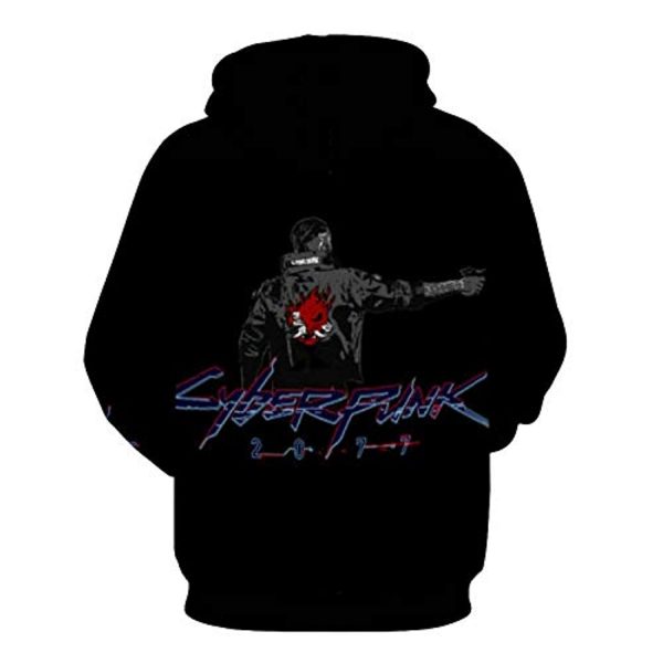 Cyberpunk 2077 Hoodie - 3D Print Hooded Pullover