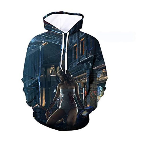 Cyberpunk 2077 Hoodie - 3D Print Unisex Casual Pullover