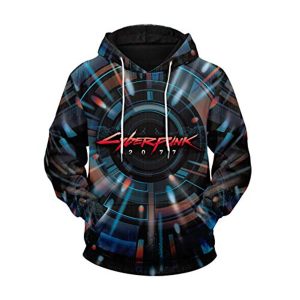 Cyberpunk 2077 Hoodie - 3D Print Unisex Patterned Pullover Sweatshirt