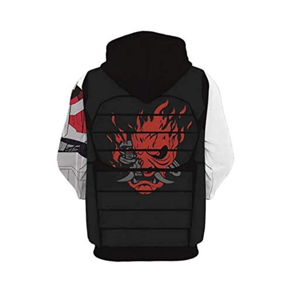 Cyberpunk 2077 Hoodie - 3D Print Unisex Patterned Pullover Sweatshirt