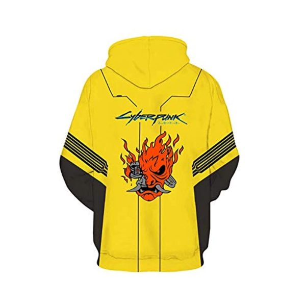 Cyberpunk 2077 Hoodie - 3D Print Unisex Patterned Pullover Sweatshirt