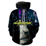 Cyberpunk 2077 Hoodie - 3D Print Unisex Patterned Pullover Sweatshirt