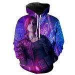 Cyberpunk 2077 Hoodie - 3D Print Unisex Patterned Pullover Sweatshirt