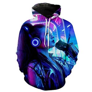 Cyberpunk 2077 Hoodie - 3D Print Unisex Patterned Pullover Sweatshirt
