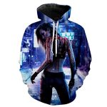 Cyberpunk 2077 Hoodie - 3D Print Unisex Patterned Pullover Sweatshirt