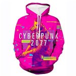 Cyberpunk 2077 Hoodie - 3D Print Unisex Patterned Pullover Sweatshirt