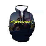 Cyberpunk 2077 Hoodie - 3D Print Unisex Patterned Pullover Sweatshirt