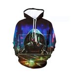 Cyberpunk 2077 Hoodie - 3D Print Unisex Patterned Pullover Sweatshirt