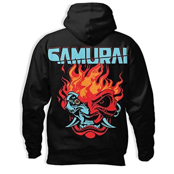 Cyberpunk 2077 Hoodie - Onicyborg Samurai 3D Print Hooded Pullover