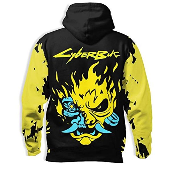 Cyberpunk 2077 Hoodie - Onicyborg Samurai 3D Print Hooded Pullover