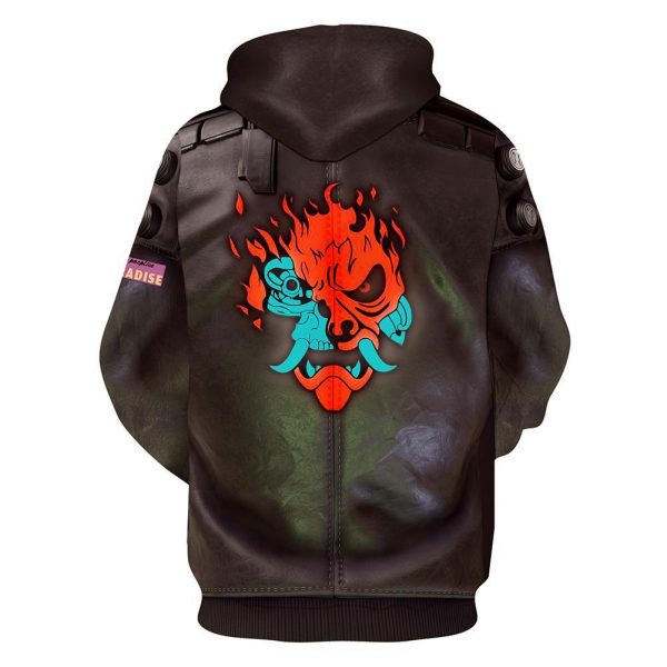 Cyberpunk 2077 Samurai Jacket Costume Pullover Hoodie Sweatshirt Unisex