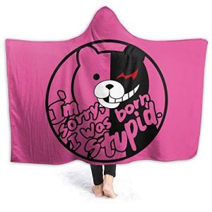 Danganronpa Hooded Blanket - Monokuma Wearable Throw Blanket