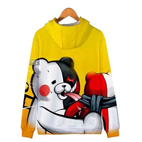 Danganronpa Hoodies - 3D Monokuma Zipper Jacket Coat