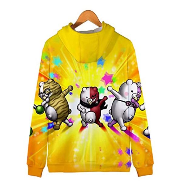 Danganronpa Hoodies - 3D Monokuma Zipper Jacket Coat