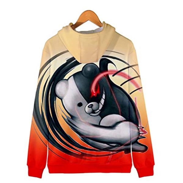 Danganronpa Hoodies - 3D Monokuma Zipper Jacket Coat