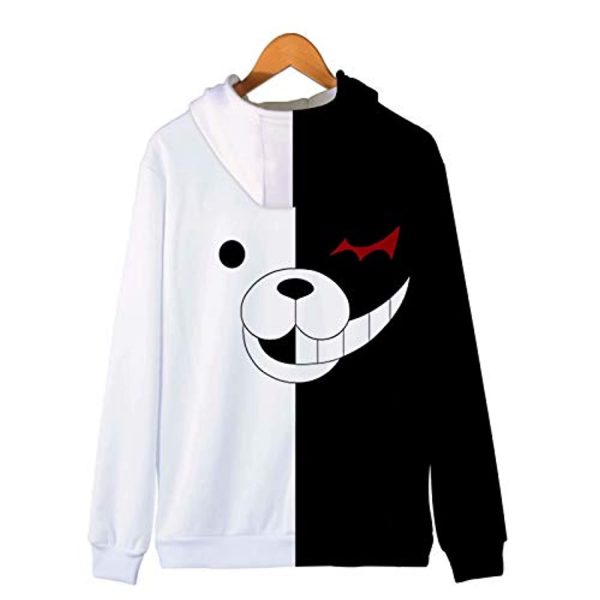 Danganronpa Hoodies - 3D Monokuma Zipper Jacket Coat