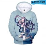 Danganronpa Monokuma Unisex 3D Hoodie Sweatshirt Hooded Streetwear