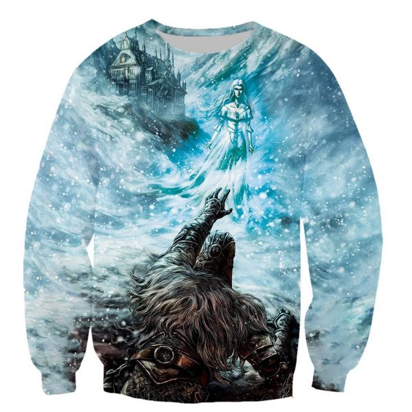 Dark Souls 3D Print Hoodies Pullover Zipper Sweatshirt