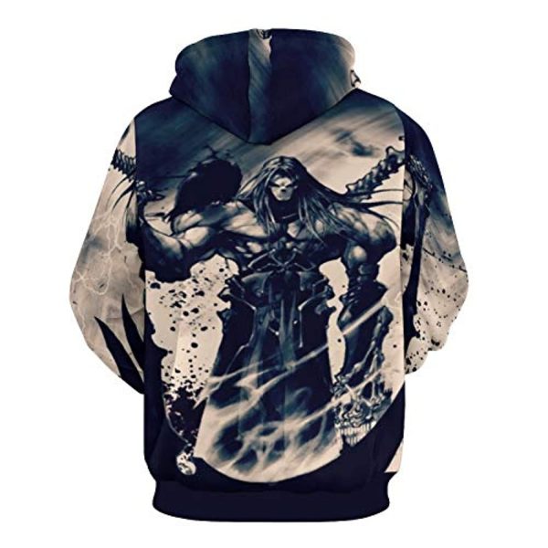 Darksiders Hoodies - Death 3D Print Casual Pullover Hooded Sweatshirt