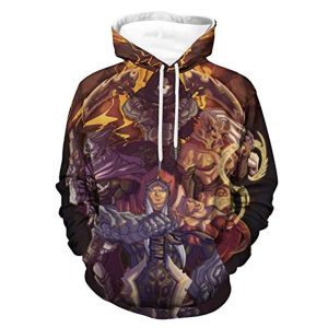 Darksiders Hoodies - Death 3D Print Casual Pullover Hooded Sweatshirt