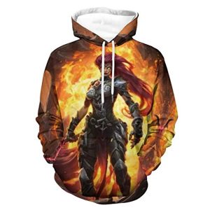 Darksiders Hoodies - Fury 3D Print Casual Pullover Hooded Sweatshirt