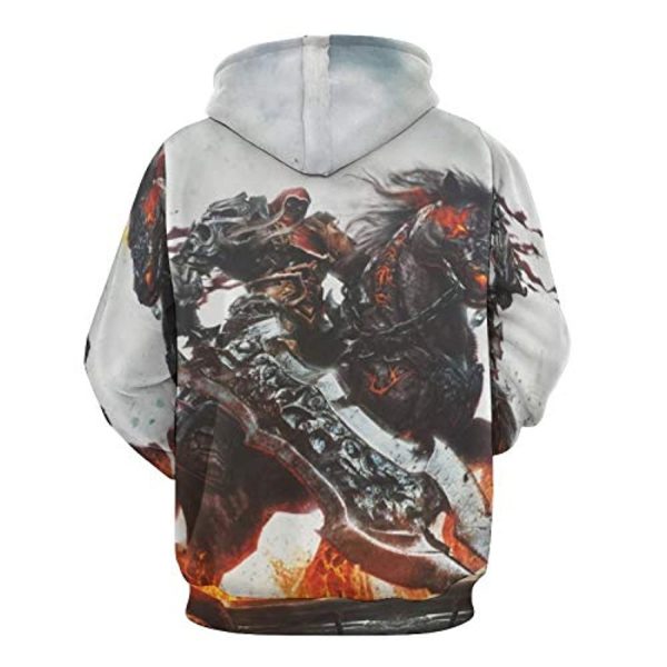 Darksiders Hoodies - Genesis 3D Print Casual Pullover Hooded Sweatshirt
