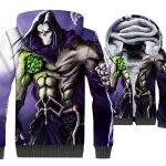 Darksiders Jackets - Darksiders Game Series Death Pale Rider Super Cool 3D Fleece Jacket