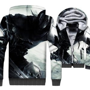 Darksiders Jackets - Darksiders Game Series Death Reaper Super Cool 3D Fleece Jacket