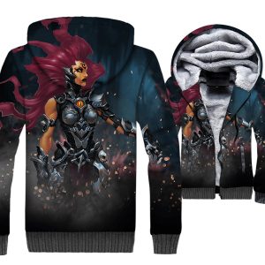 Darksiders Jackets - Darksiders Game Series Fury Game Character Super Cool 3D Fleece Jacket