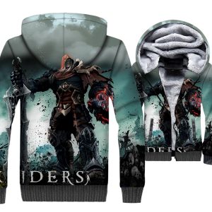 Darksiders Jackets - Darksiders Game Series War Balance Keeper Super Cool 3D Fleece Jacket
