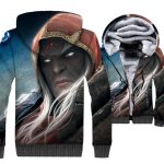 Darksiders Jackets - Darksiders Game Series War RedKnights Super Cool 3D Fleece Jacket