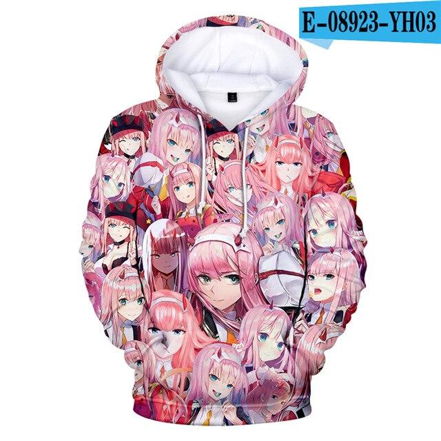DARLING In The FRANXX 3D Hoodies - Anime Hooded Pullovers