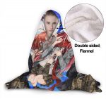 Darling in the Franxx Hooded Blanket - Anime Flannel Warm Blanket