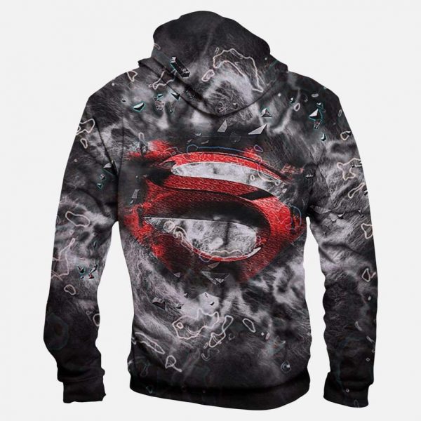DC Comics Superman Hoodies - Pullover Black Hoodie