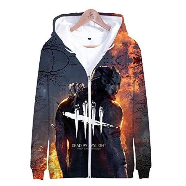 Dead by Daylight Hoodie - 3D Print Unisex Zipper Hooded Jacket