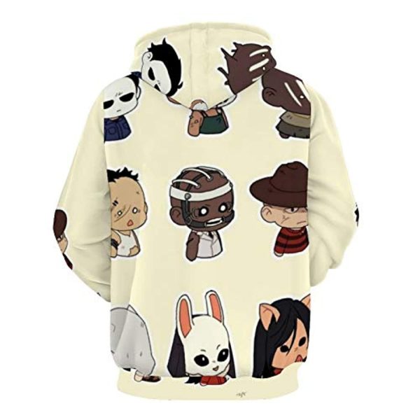 Dead by Daylight Hoodie - Funny Cartoon 3D Print Adults Pullover Hoodie