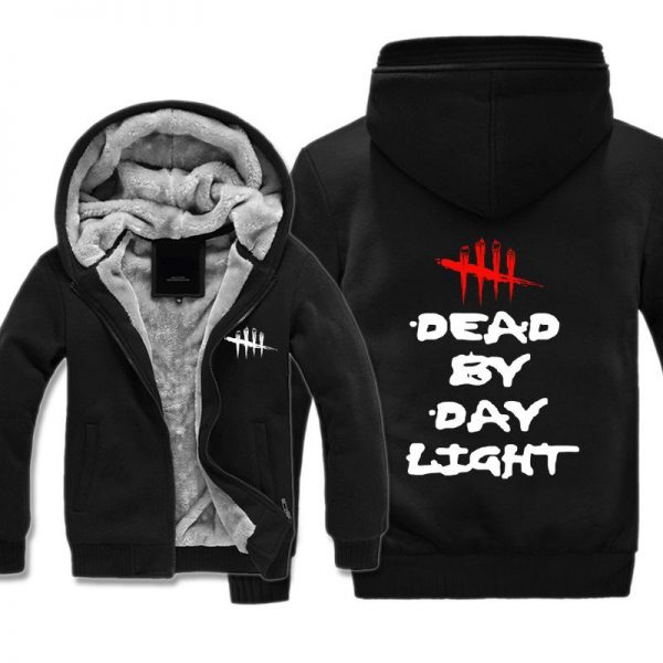 Dead by Daylight Jackets - Solid Color Dead by Daylight Game Icon Fleece Jacket