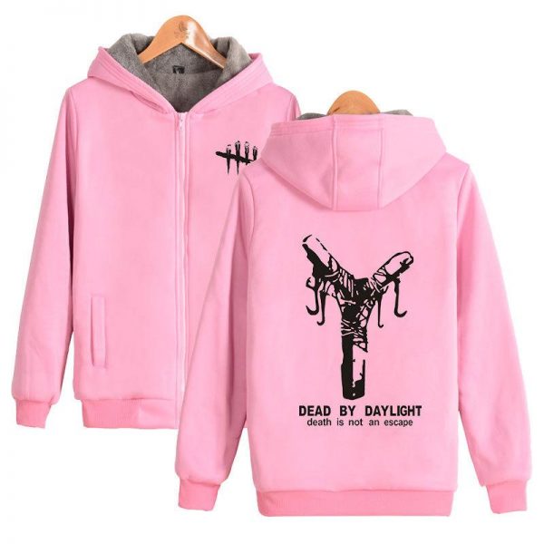 Dead by Daylight Jackets - Solid Color Dead by Daylight Game Series Icon Super Cool Fleece Jacket