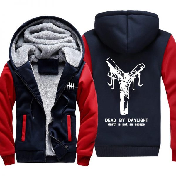 Dead by Daylight Jackets - Solid Color Dead by Daylight Icon Fleece Jacket